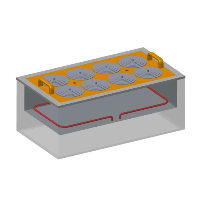 Pokrywa z krążkami redukcyjnymi B 8